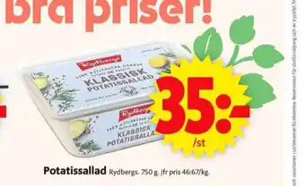 ICA Supermarket Rydbergs potatissallad erbjuda