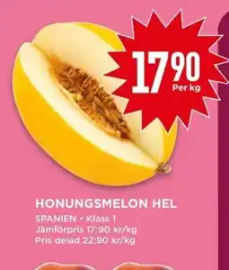 Willys HONUNGSMELON HEL erbjuda