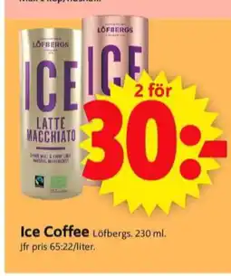 ICA Supermarket Löfbergs iskaffe erbjuda