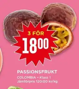 Willys PASSIONSFRUKT erbjuda