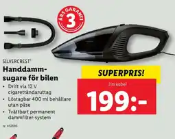 Lidl Silvercrest handdammsugare erbjuda