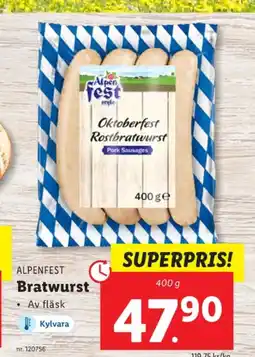 Alpen fest oktober rostbratwurst