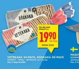 Willys Hemma Garant rågkakor erbjuda