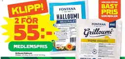 Coop Forum Grilloumi/Halloumi Fontana erbjuda