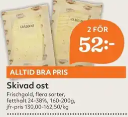 Hemköp Skivad ost erbjuda