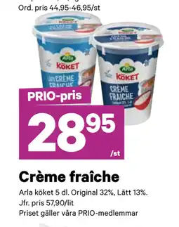 City Gross Crème fraîche erbjuda
