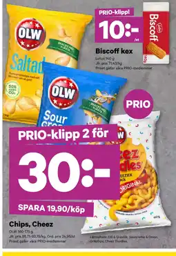 City Gross Chips, Cheez erbjuda