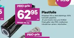 City Gross Plastfolie erbjuda