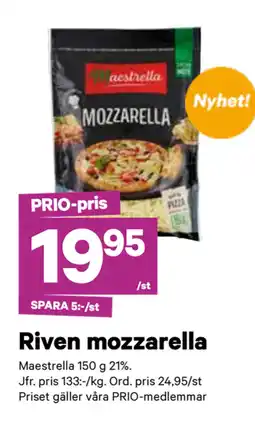 City Gross Riven mozzarella erbjuda