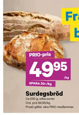 City Gross Surdegsbröd erbjuda