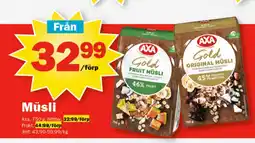 Pekås Müsli erbjuda