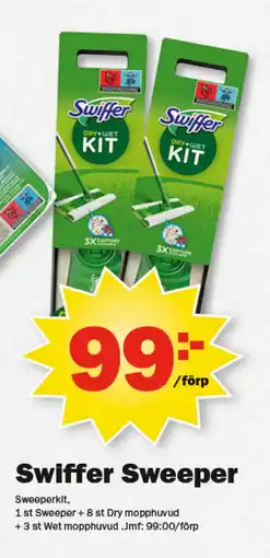 Pekås Swiffer Sweeper erbjuda