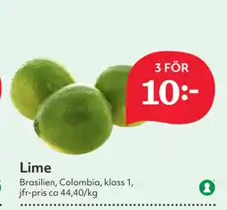 Hemköp Lime erbjuda