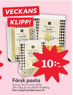 Hemköp Färsk pasta erbjuda