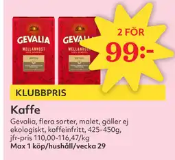 Hemköp Kaffe erbjuda