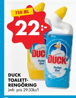 ÖoB DUCK TOALETTRENGÖRING erbjuda