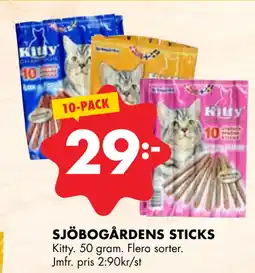 ÖoB SJÖBOGÅRDENS STICKS erbjuda