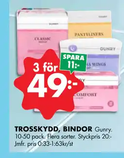 ÖoB TROSSKYDD, BINDOR erbjuda