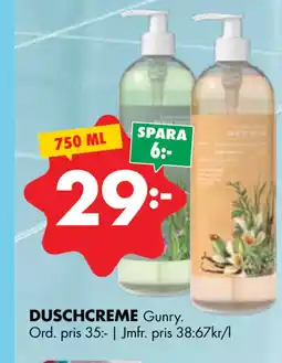 ÖoB DUSCHCREME erbjuda