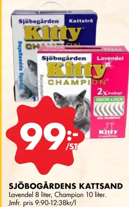 ÖoB SJÖBOGÅRDENS KATTSAND erbjuda