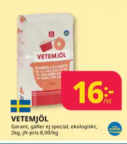 Tempo VETEMJÖL erbjuda
