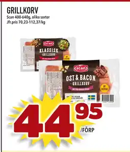 Supergrossen GRILLKORV erbjuda