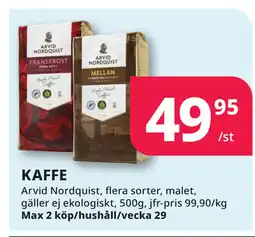 Tempo KAFFE erbjuda