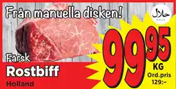 Supergrossen Rostbiff erbjuda