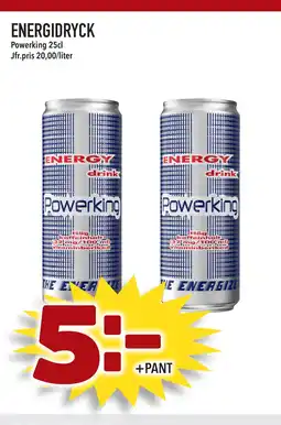Supergrossen ENERGIDRYCK erbjuda