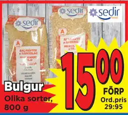 Supergrossen Bulgur erbjuda
