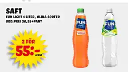 Nelins saft erbjuda