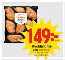 Matöppet Kycklingfilé erbjuda