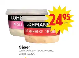 Matöppet Såser erbjuda