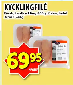 Matvärlden Tensta KYCKLINGFILÉ erbjuda