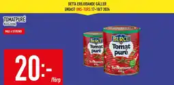 Matdax TOMATPURÉ erbjuda
