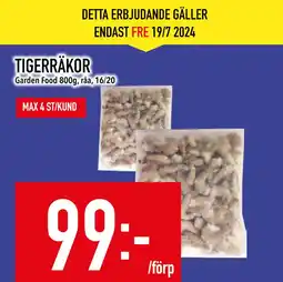 Matdax TIGERRÄKOR erbjuda