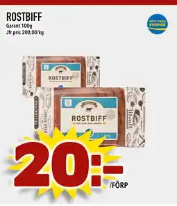 Din Mat ROSTBIFF erbjuda