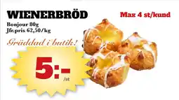 Bonum Matmarknad WIENERBRÖD erbjuda