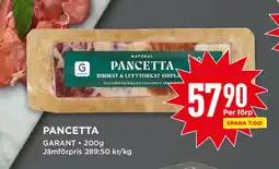 Willys PANCETTA erbjuda