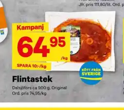 City Gross Dalsjöfors flintastek erbjuda
