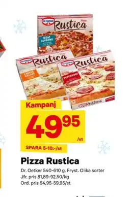 City Gross Rustica pizza erbjuda