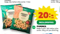 Coop Coop pommes frites erbjuda