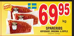 Nya Pulsen SPARERIBS erbjuda