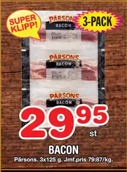Nya Pulsen BACON erbjuda