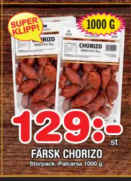 Nya Pulsen FÄRSK CHORIZO erbjuda