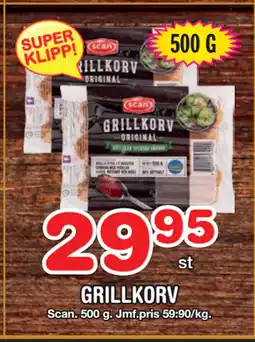 Nya Pulsen GRILLKORV erbjuda