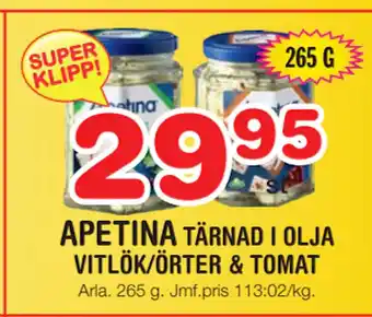 Nya Pulsen APETINA erbjuda