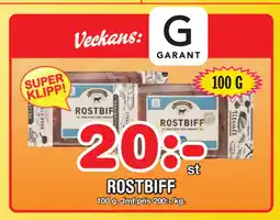 Nya Pulsen ROSTBIFF erbjuda
