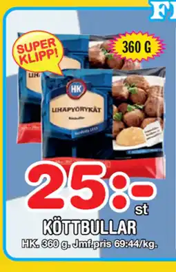Nya Pulsen KÖTTBULLAR erbjuda