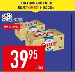 Matdax Svenskt smör erbjuda